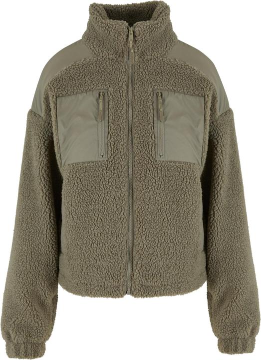 Urban Classics Ladies Sherpa Mix Jacket - 117655