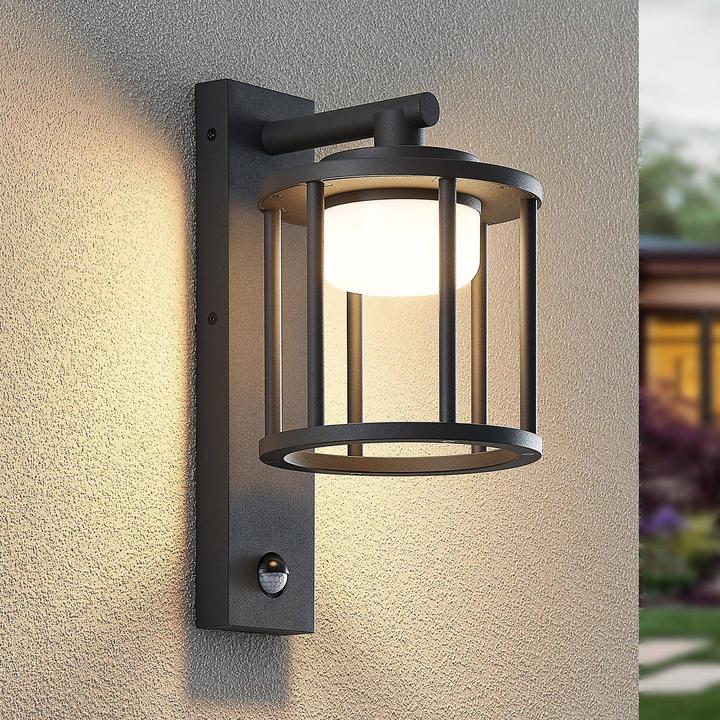 Produktbild Lucande Berenike Aussenwandleuchte mit Sensor (GX53, IP44)