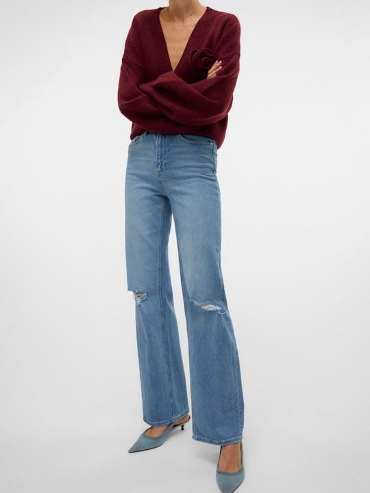 Produktbild Vero Moda VMTESSA Hohe Taille Weiter Beinschnitt Jeans Weit geschnitten (W31/L32)