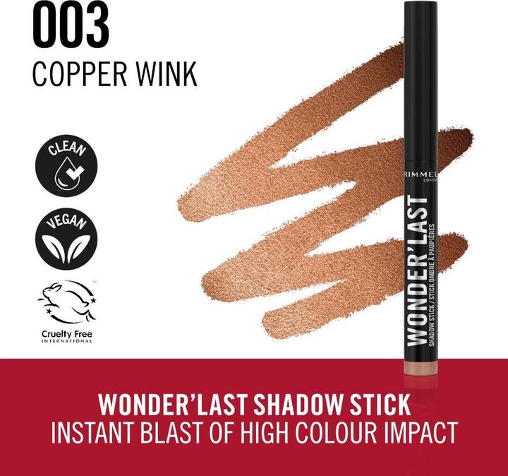 Actual product image Rimmel London Wonder'Last Shadow Stick (003 Copper Wink)
