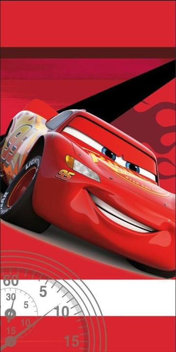 Actual product image Tinisu Cars beach towel Lightning McQueen bath towel 70x140cm (70 x 140 cm)