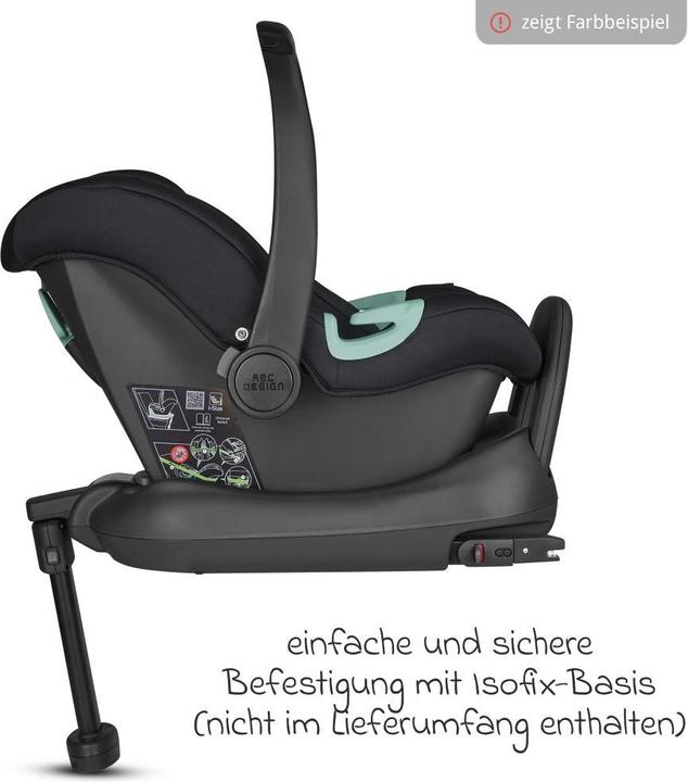 Actual product image ABC Design ABC Tulip baby car seat i-Size / 0 to approx. 13 kg (Baby car seat, ECE R129/i-Size Standard)