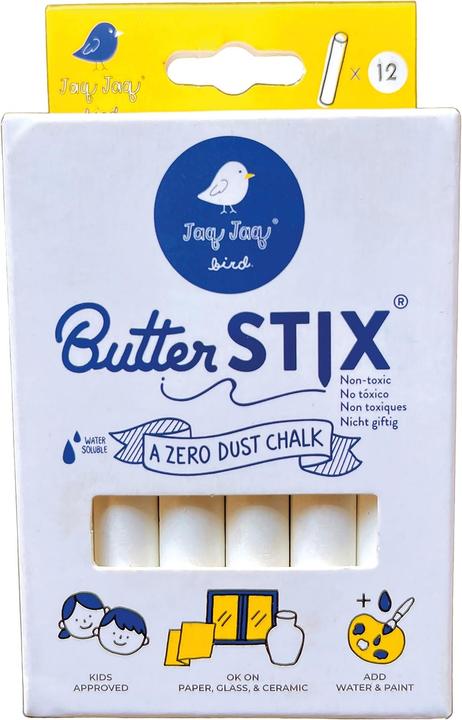 Jaq Jaq Bird ButterStix 12 pcs white (Weiss, 12 x)