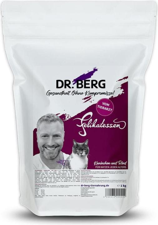 Produktbild Dr. Berg Trockenfutter Felikatessen Kaninchen+Rind, 1 kg (Adult, 1 Stk., 1000 g)