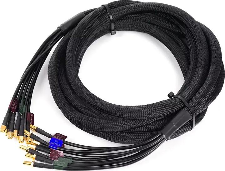 Actual product image Mimo Antenna 5G/LTE - Automotive/Marine - A-MIMO-0003-V2-17 - white SMA (M) & RPSMA Adapter - max 6.2dBi (GPS, 5G, 2G, Wi-Fi, 3G)
