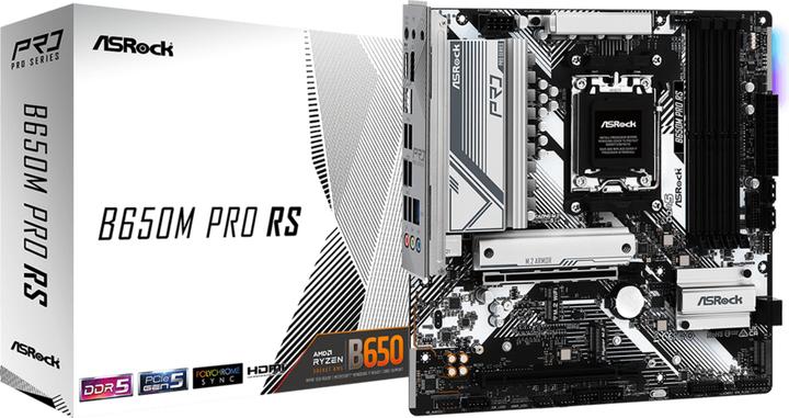 AsRock B650M Pro RS (AM5, AMD B650, mATX)