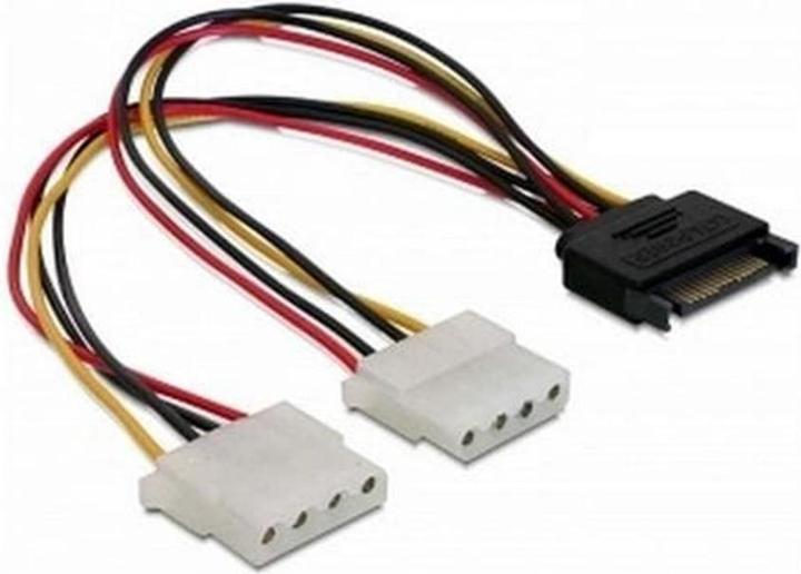 Delock Y power cable SATA - 2x Molex 0.2 m