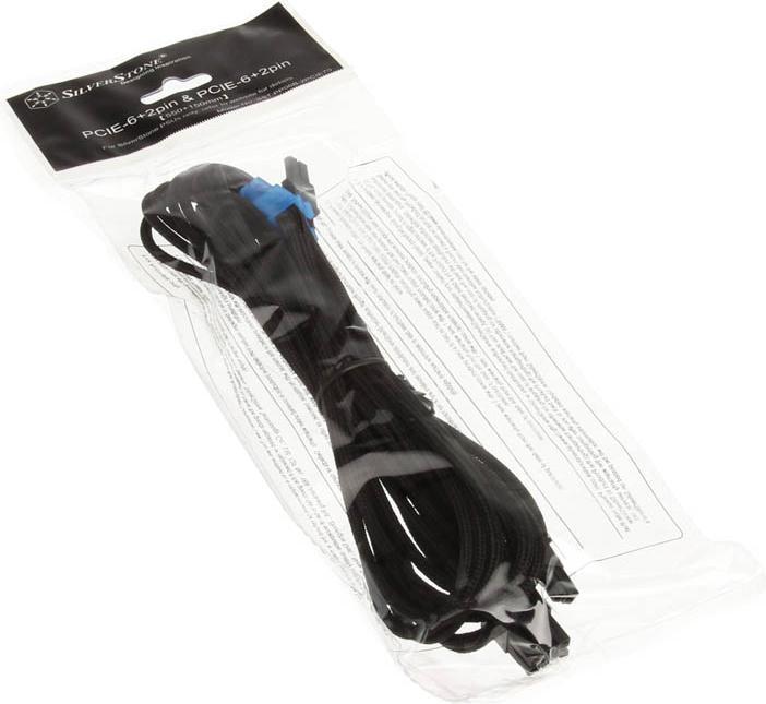 Productafbeelding Silverstone 6+2 PCIe kabel (2x) voor modulaire voedingen