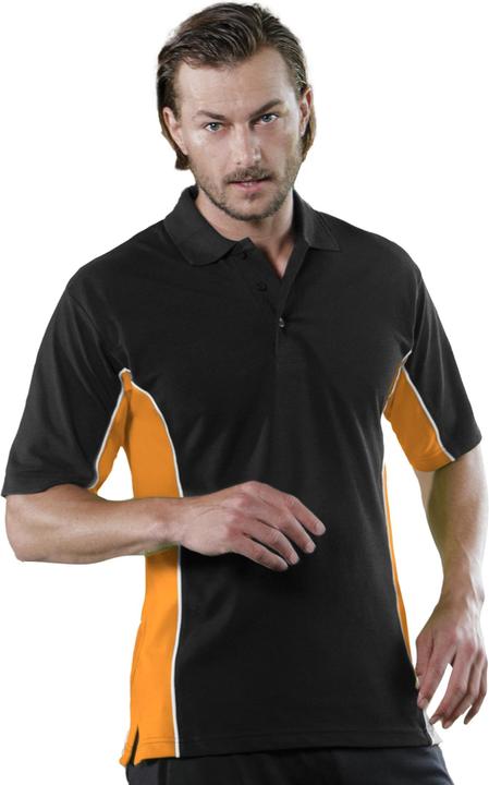 Produktbild Gamegear Track Piqué PoloShirt Kurzarm Einsätze in Kontrastfarbe (XXS)