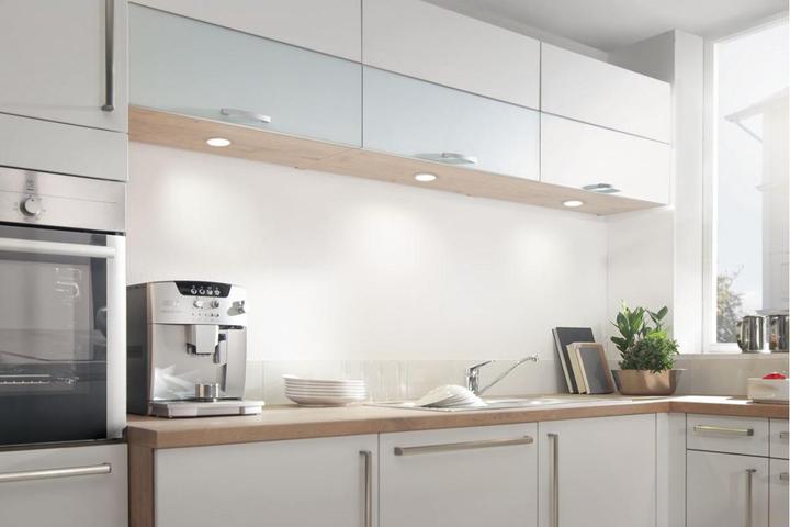 Actual product image Elektra LED recessed light Surface light Led spots ø 62 mm neutral white nickel-plated (173 lm)