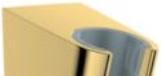 Actual product image hansgrohe Shower holder PORTER"S, for hose with conical nut polished gold optic