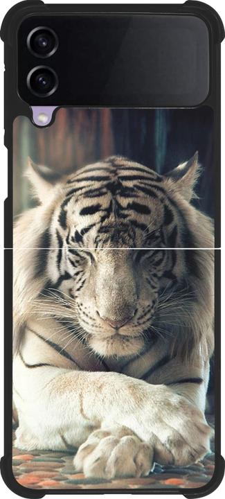 Produktbild PhoneLook Hülle Silikon schwarz Zen Tiger (Samsung Galaxy Z Flip4)