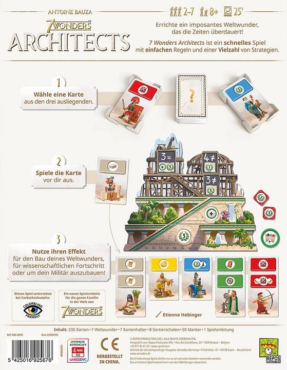 Image du produit Repos Production Wonders Architects (Allemand)