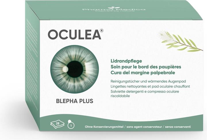 Produktbild Oculea Reinigungstücher + 1 Stück Augenpad (Crème, Tag + Nacht)