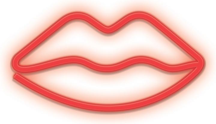 Image du produit Forever Light Lampe LED Néon LIPS rouge Bat + USB FLNEO8 (2 cm)