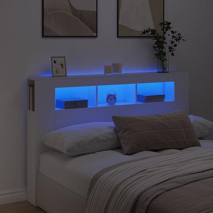 Immagine prodotto VidaXL Testiera a LED (160 x 18,5 x 103,5 cm)