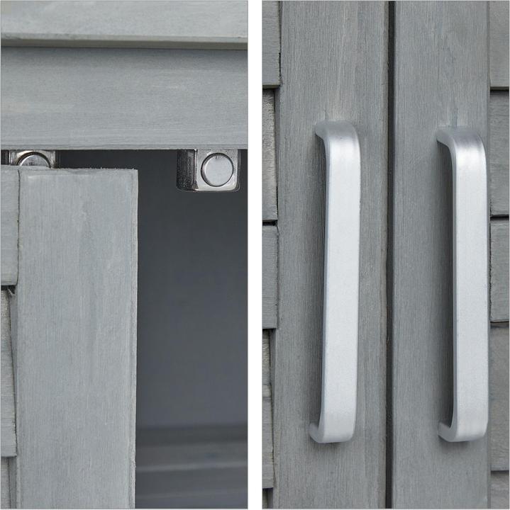 Actual product image Relaxdays Garden cabinet