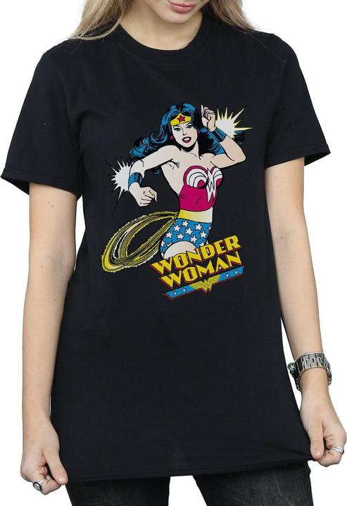 Image du produit - T-shirt WONDER WOMAN LASSO - Femme (XL)