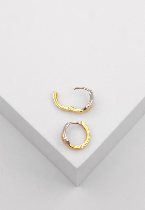 Actual product image Muau Creoles (750, 18 K yellow gold, White gold)