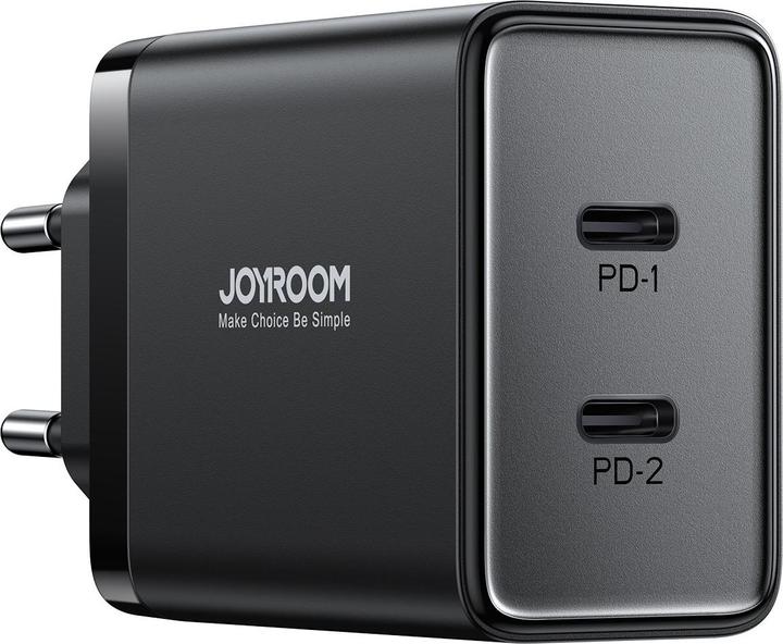 Image du produit Joyroom JR-TCF09 chargeur rapide 2x USB-C 40W - noir (40 W)