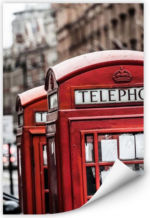 Image du produit Trenddeko Cabine téléphonique britannique (100 x 150 cm)