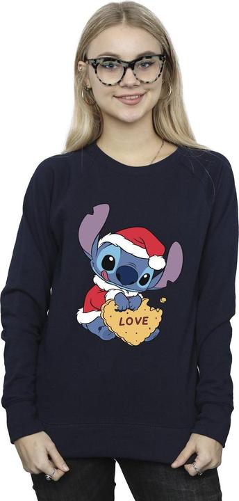 Immagine prodotto Disney Lilo And Stitch Christmas Love Biscuit Felpa Donna (XXL)