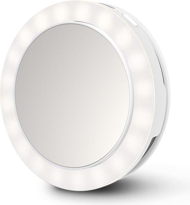 Medisana CM-20E Selfie Mirror - Miroir cosmétique par ECOMED (Ø 9 x 3 cm)