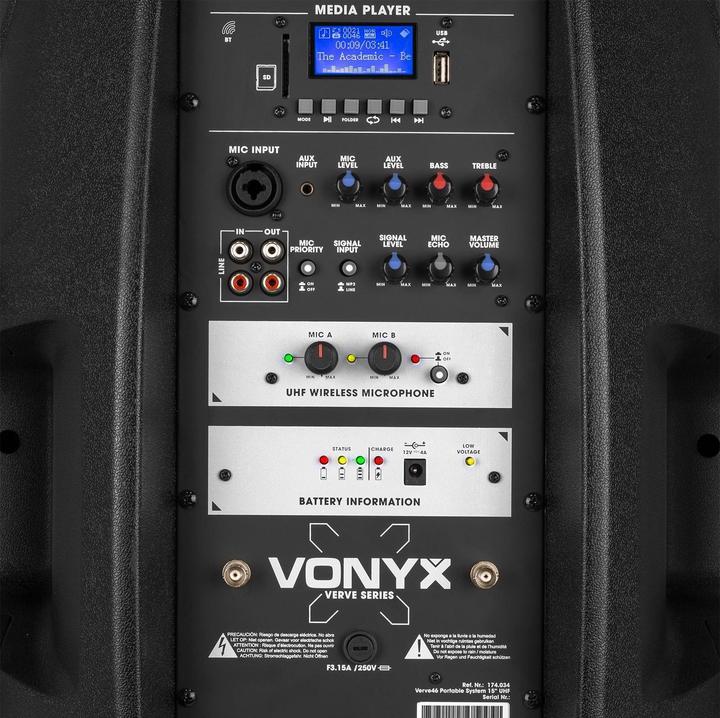 Image du produit Vonyx Verve 46 (Actif, 1x 1000 W)