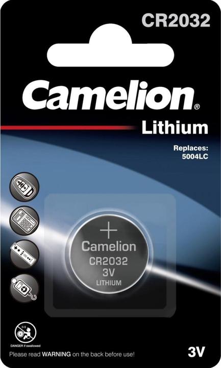 Actual product image Camelion CR2032 Lithium 3V (1 pcs., CR2032, 220 mAh)