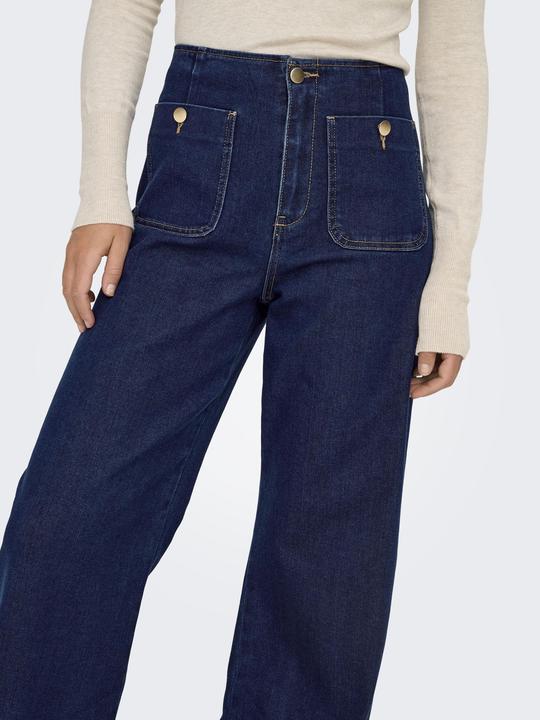 Image du produit Only ONLMADELINE Hohe Taille Weiter Beinschnitt Jeans Jeans mit weitem Bein (32)