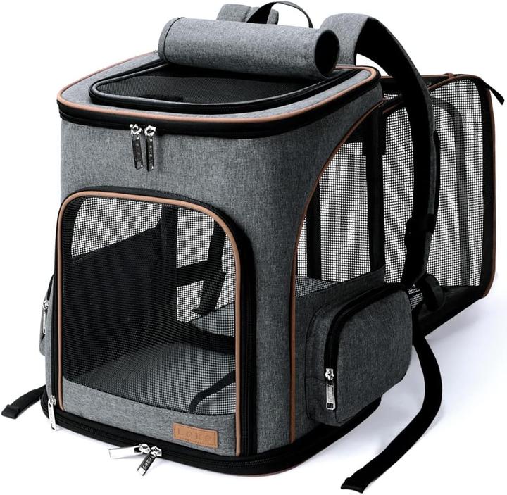 Actual product image Lekesky Transportrucksack (Cat, Dog, Small animal, Breathable, Washable, Foldable)