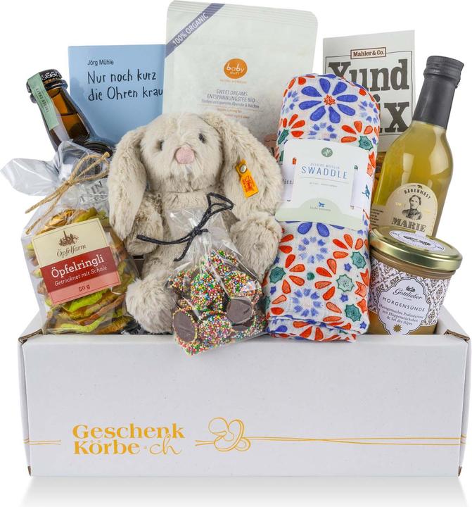 Actual product image Geschenkkörbe CH Baby gift basket "Moments of pleasure"