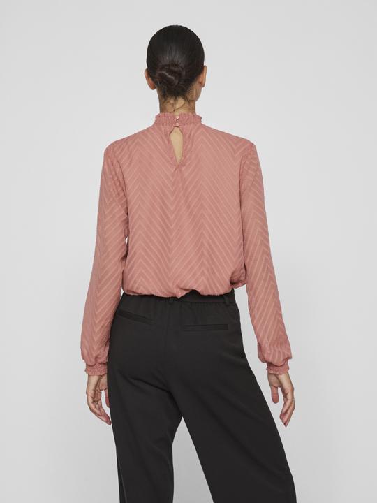 Actual product image Vila High Neck Long Sleeve Blouse (44)