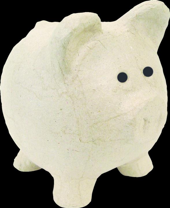 Actual product image Décopatch DECOPATCH papier-mâché money box (12 x 12 x 12 cm)