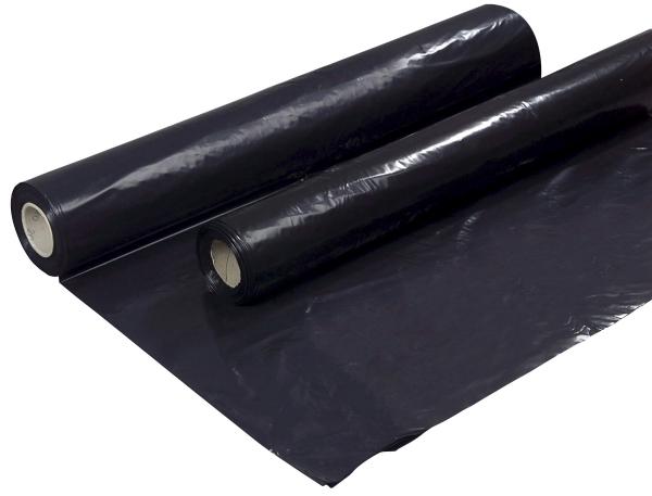 Antalis Kunststoff schwarz 2mx50mx0,15mm PE 13,8kg 1 mal gefaltet - (50 Meter pro Rolle)