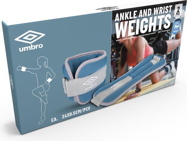 Image du produit Umbro Poids au poignet 500gr 2pcs (2 x 0,5 kg)