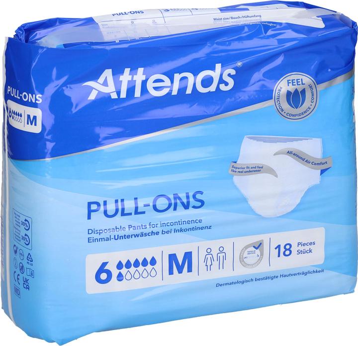 Image du produit Attends Pull Ons 6 pant (18 x, M)
