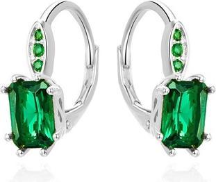 Immagine prodotto Agato Orecchini in argento con cristallo verde AGT-E001LGR