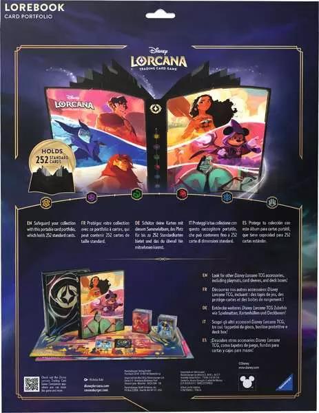 Immagine prodotto Ravensburger Gioco di Carte Collezionabili Disney Lorcana: Set 5-8 - Cartella da collezione motivo A