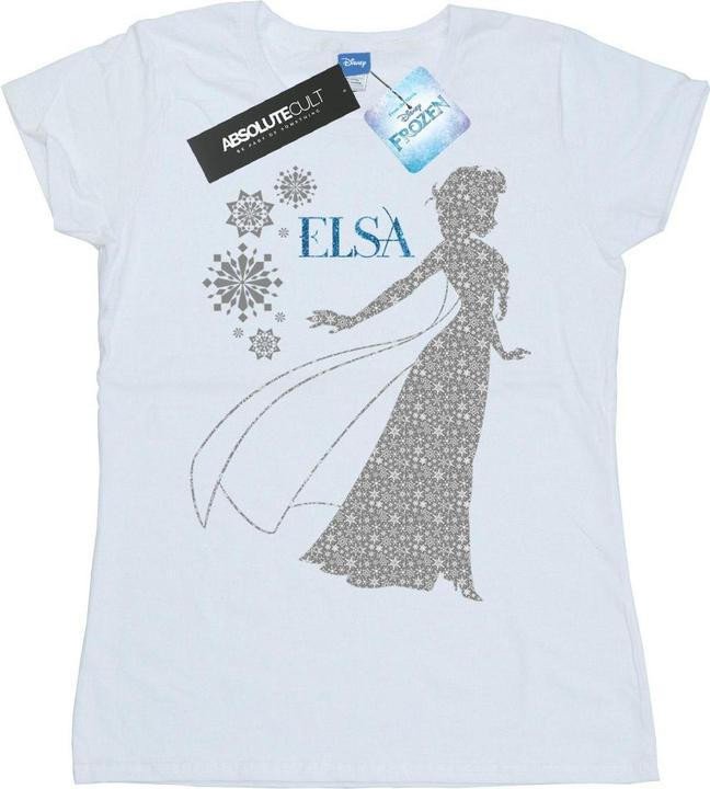 Disney Frozen Elsa Christmas Silhouette TShirt (S)
