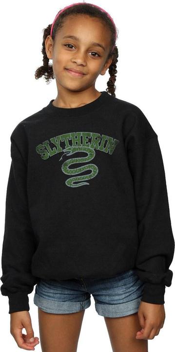 Actual product image Girls Slytherin Sport Emblem Sweatshirt (116)