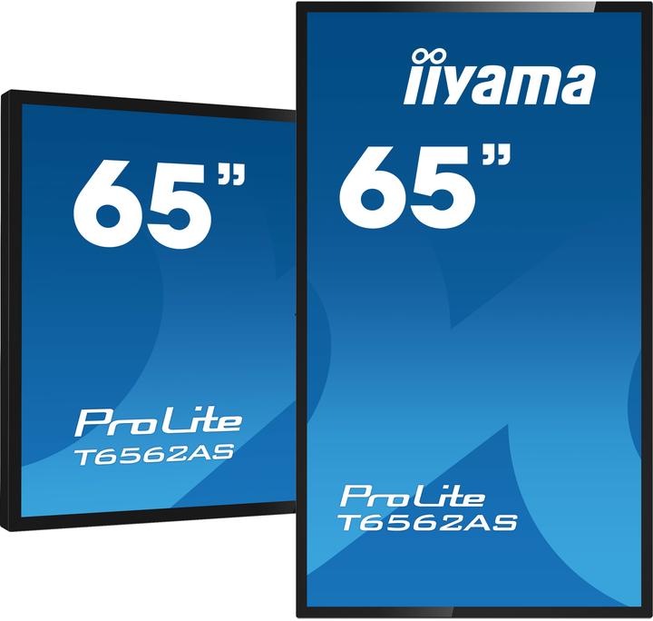 Actual product image iiyama T6562AS-B1 65IN 165.10CM UHD IP (3840 x 2160 Pixels, 64.50")