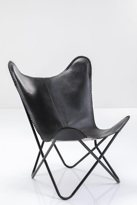 Immagine prodotto Kare Design Poltrona California in pelle nera
