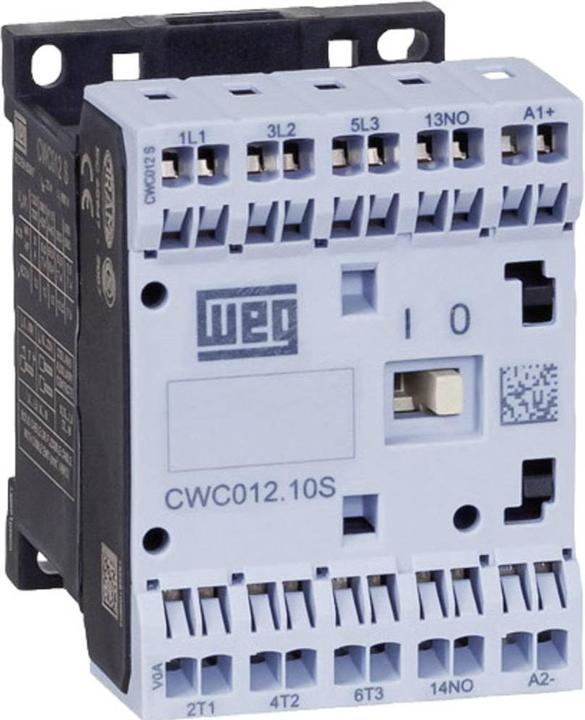 Immagine prodotto Weg CWC012-01-30D24S Contattore 3 contatti NA 5,5 kW 230 V/AC 12 A con contatto ausiliario