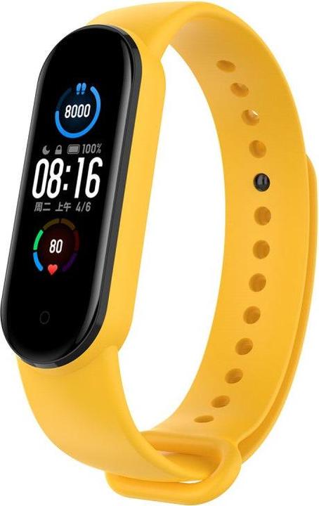 Cover-Discount Xiaomi Mi Band - Sportarmband aus Silikon gelb (TPU)