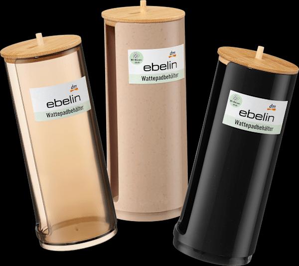 Produktbild dm ebelin Wattepadspender mit Bambusdeckel