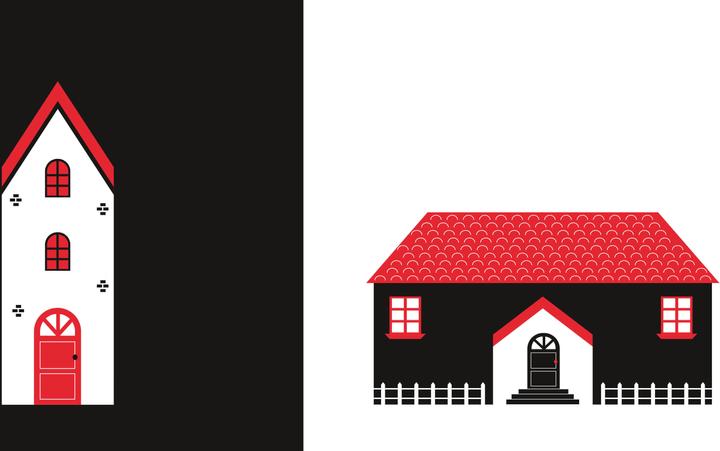 Image du produit Gegensätze schwarz-weiss-rot (Baby Montessori) (Allemand)