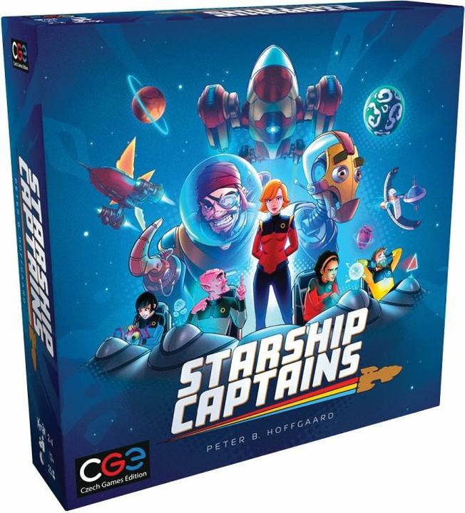 Actual product image Czech games edition Starship-Captains, board game, for 1-4 players, from 12 years (DE edition) (German)