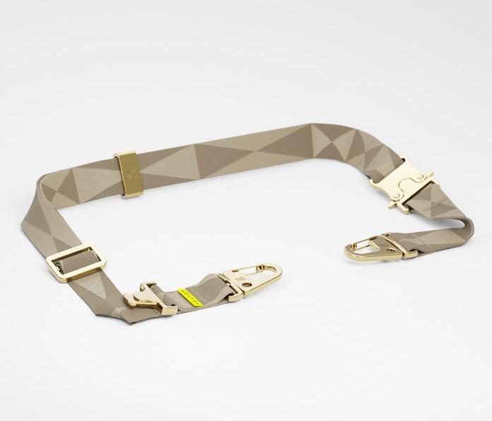 Actual product image XOUXOU Taupe Lanyard Strap (One Size)