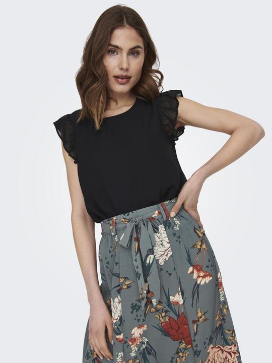Immagine prodotto Only Top con volant e maniche corte (XL)